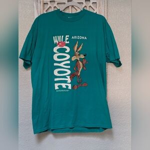 Vintage 1992 Velva Sheen Wile E. Coyote Arizona souvenir tee mens XL 100% cotton
